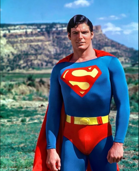 Christopher Reeve in Superman Costume